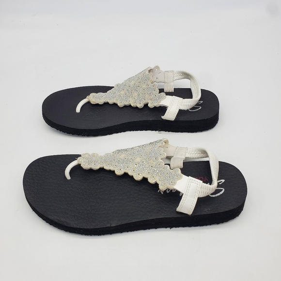 Skechers Shoes Women's 9 Cali Meditation Floral Lover Thong Sandals - Picture 10 of 12